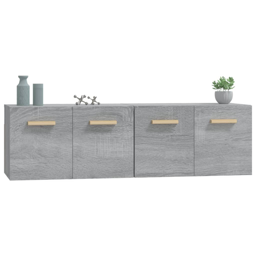 vidaXL Dulapuri TV de perete, 2 buc., gri sonoma, 60x36,5x35 cm, lemn