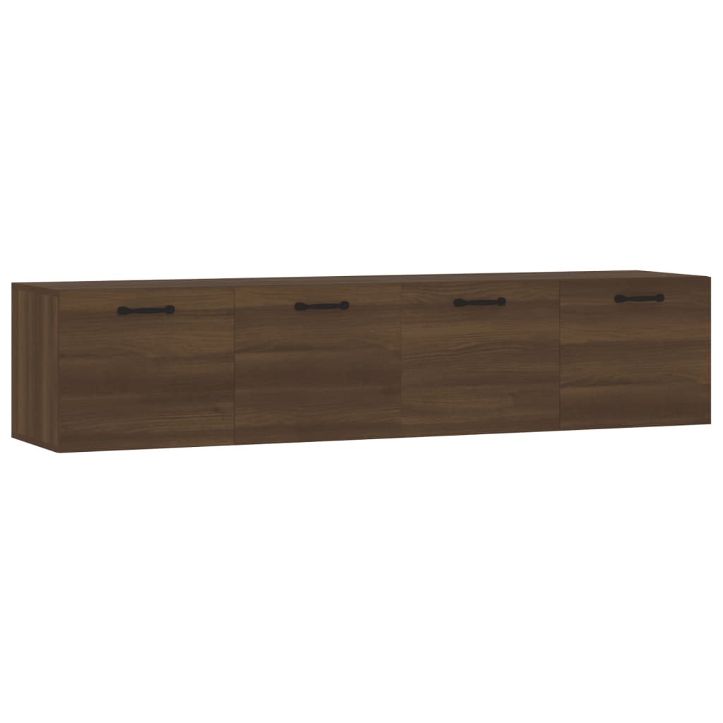 vidaXL Dulapuri TV de perete 2 buc. stejar maro 60x36,5x35 cm lemn vidaXL Dulapuri TV de perete 2 buc. stejar maro 60x36,5x35 cm lemn