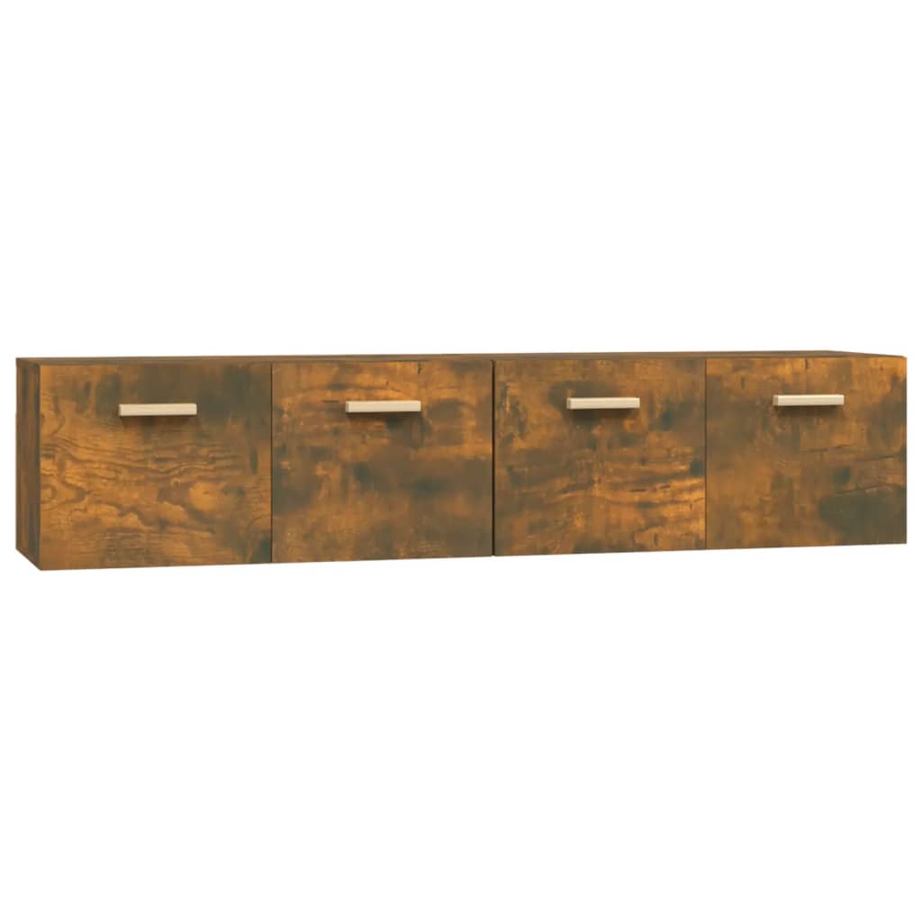 vidaXL Dulapuri de perete, 2 buc., stejar fumuriu, 80x35x36,5 cm, lemn vidaXL Dulapuri de perete, 2 buc., stejar fumuriu, 80x35x36,5 cm, lemn