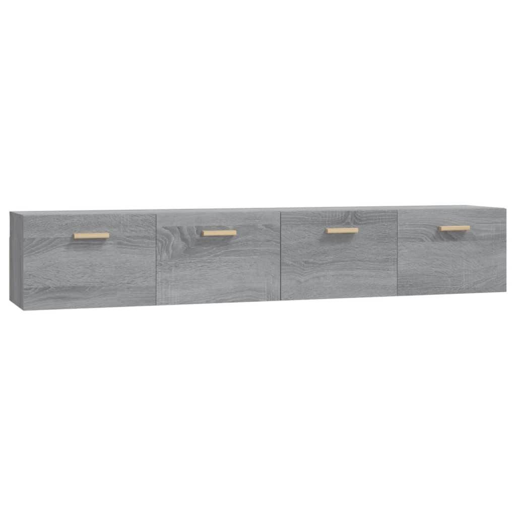 vidaXL Dulapuri perete 2 buc. gri sonoma 100x36,5x35cm lemn prelucrat