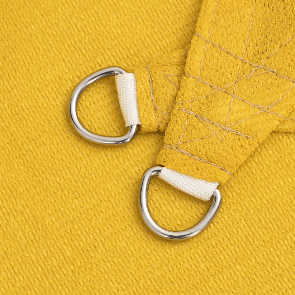 vidaXL Pânză parasolar, galben, 3x4 m HDPE, 160 g/m²