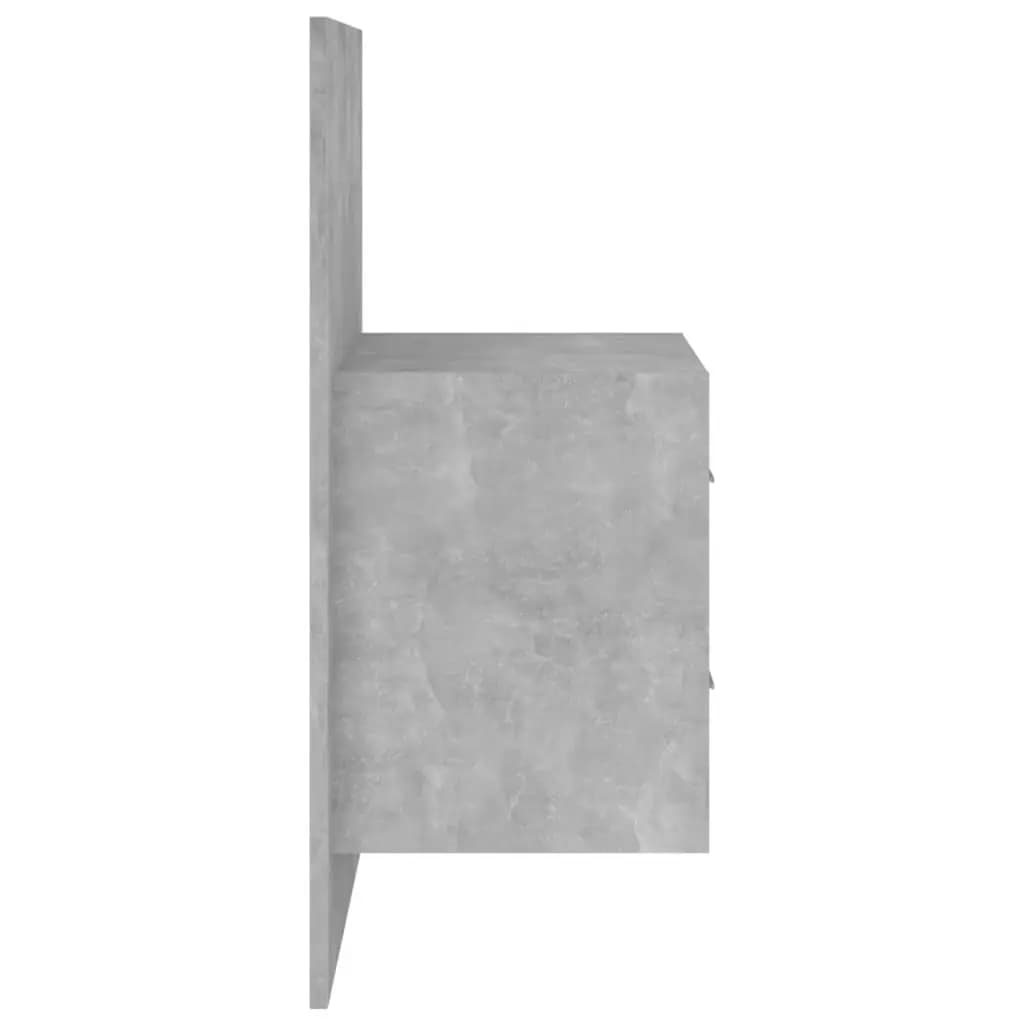 vidaXL Tăblie de pat cu dulapuri, gri beton, lemn prelucrat vidaXL Tăblie de pat cu dulapuri, gri beton, lemn prelucrat
