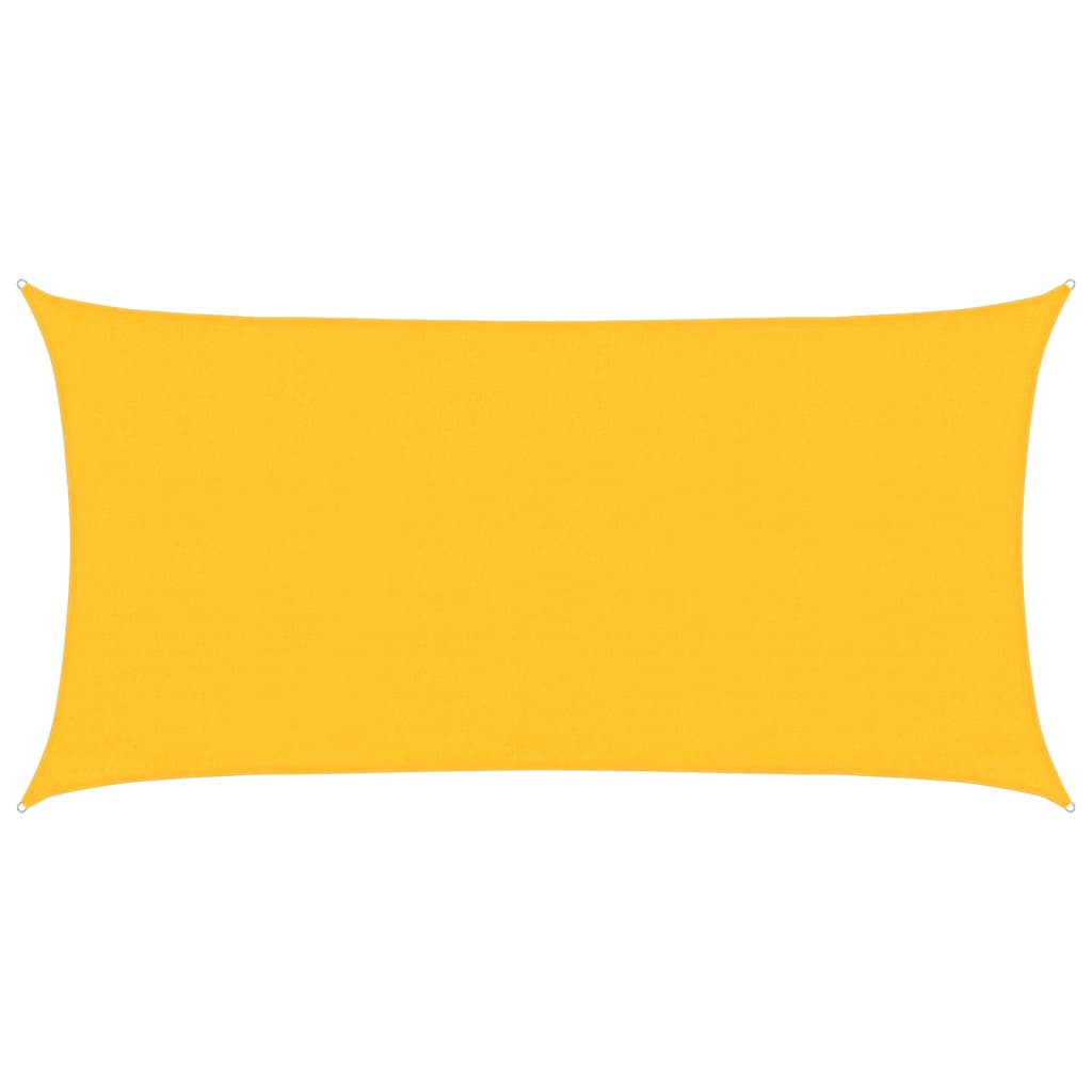 vidaXL Pânză parasolar, galben, 3x6 m, HDPE, 160 g/m² vidaXL Pânză parasolar, galben, 3x6 m, HDPE, 160 g/m²