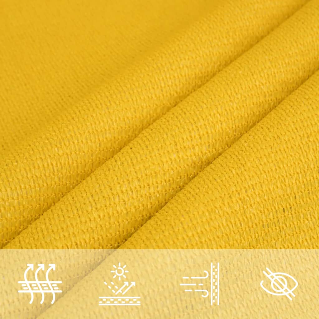 vidaXL Pânză parasolar, galben, 3x6 m, HDPE, 160 g/m² vidaXL Pânză parasolar, galben, 3x6 m, HDPE, 160 g/m²