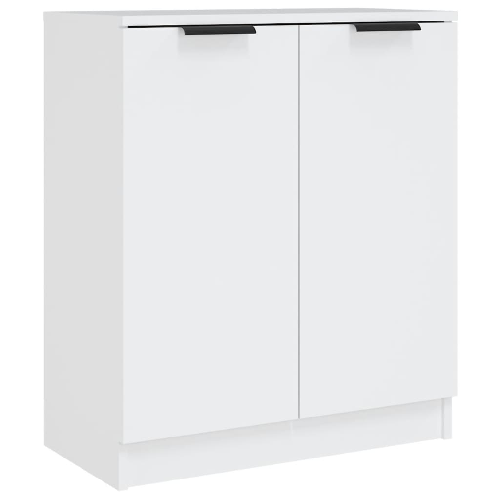 vidaXL Servante, 2 piese, alb, 60x30x70 cm, lemn prelucrat