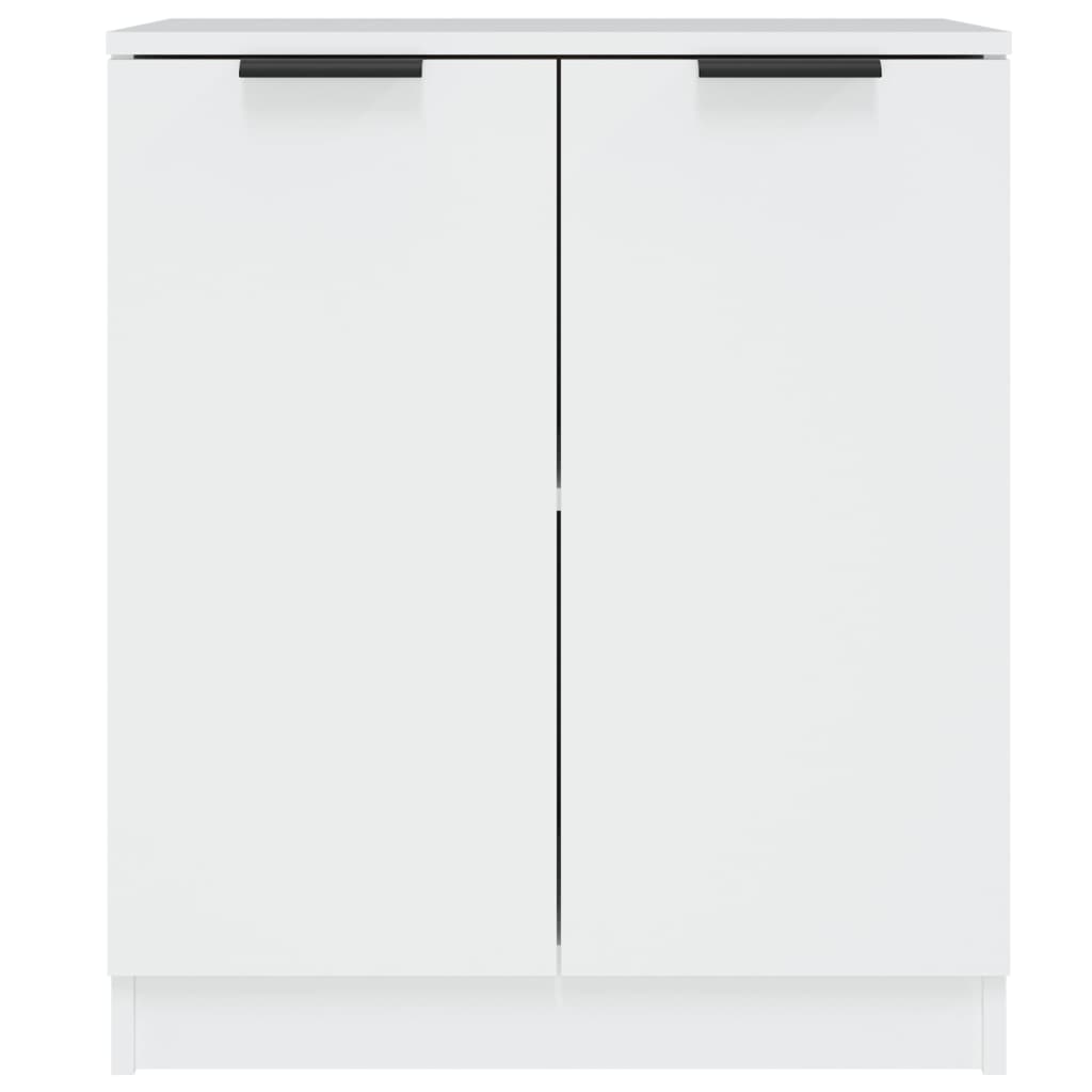 vidaXL Servante, 2 piese, alb, 60x30x70 cm, lemn prelucrat
