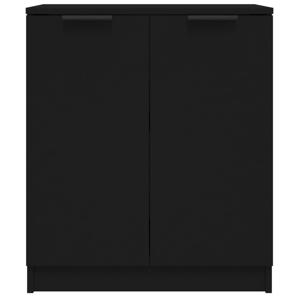vidaXL Servante, 2 buc., negru, 60x30x70 cm, lemn compozit vidaXL Servante, 2 buc., negru, 60x30x70 cm, lemn compozit