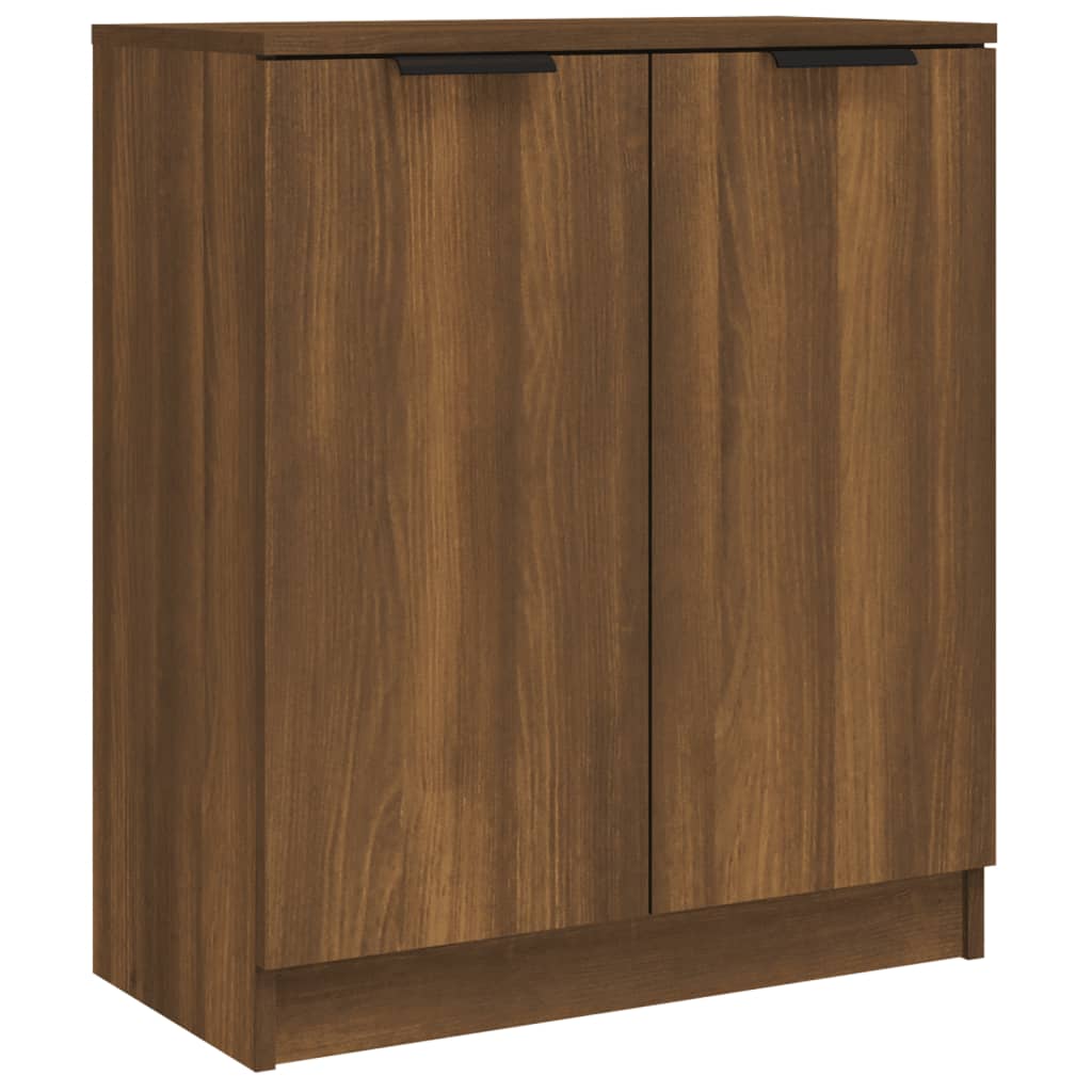 vidaXL Servante, 2 buc., stejar maro, 60x30x70 cm, lemn prelucrat