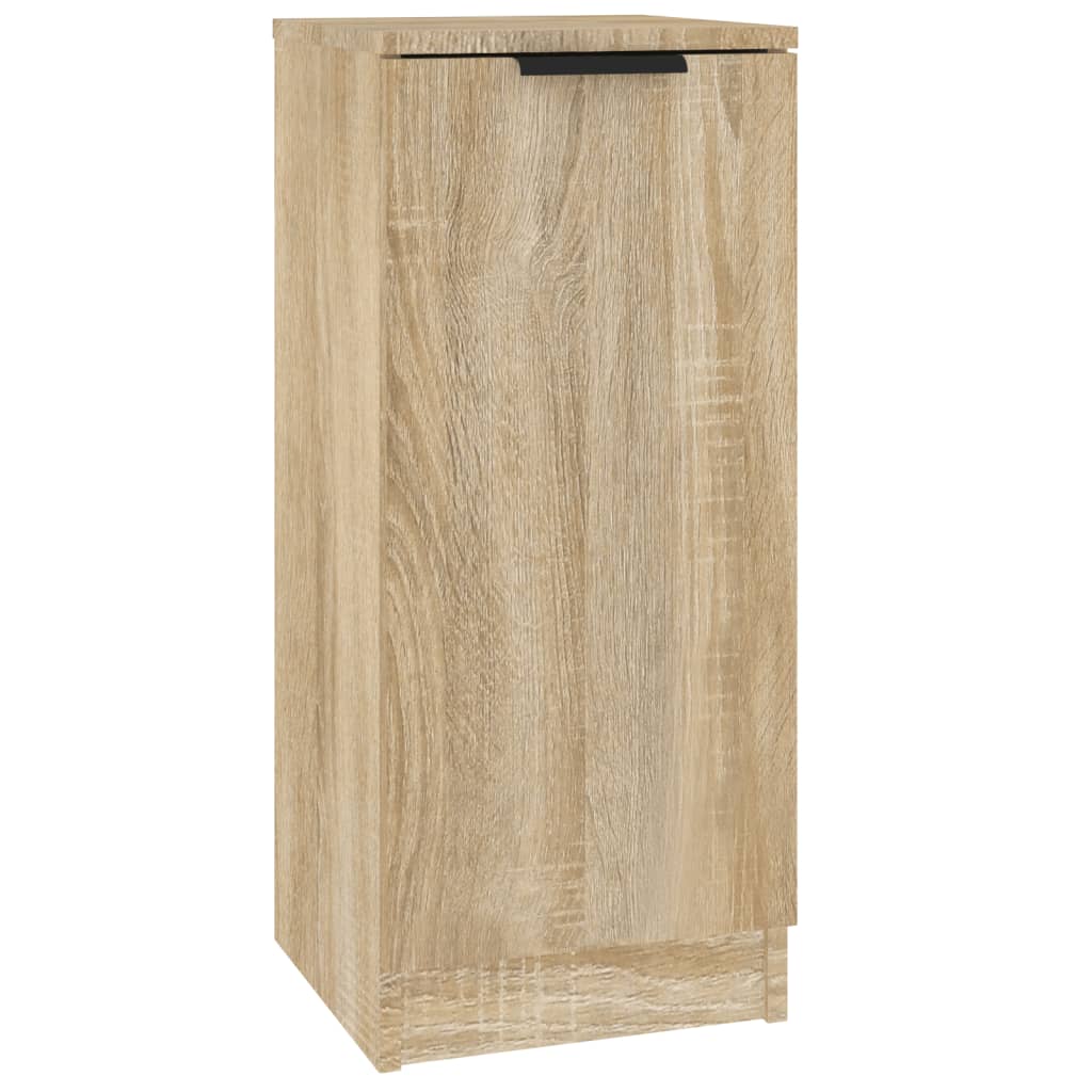 vidaXL Servante, 3 piese, stejar sonoma, lemn prelucrat