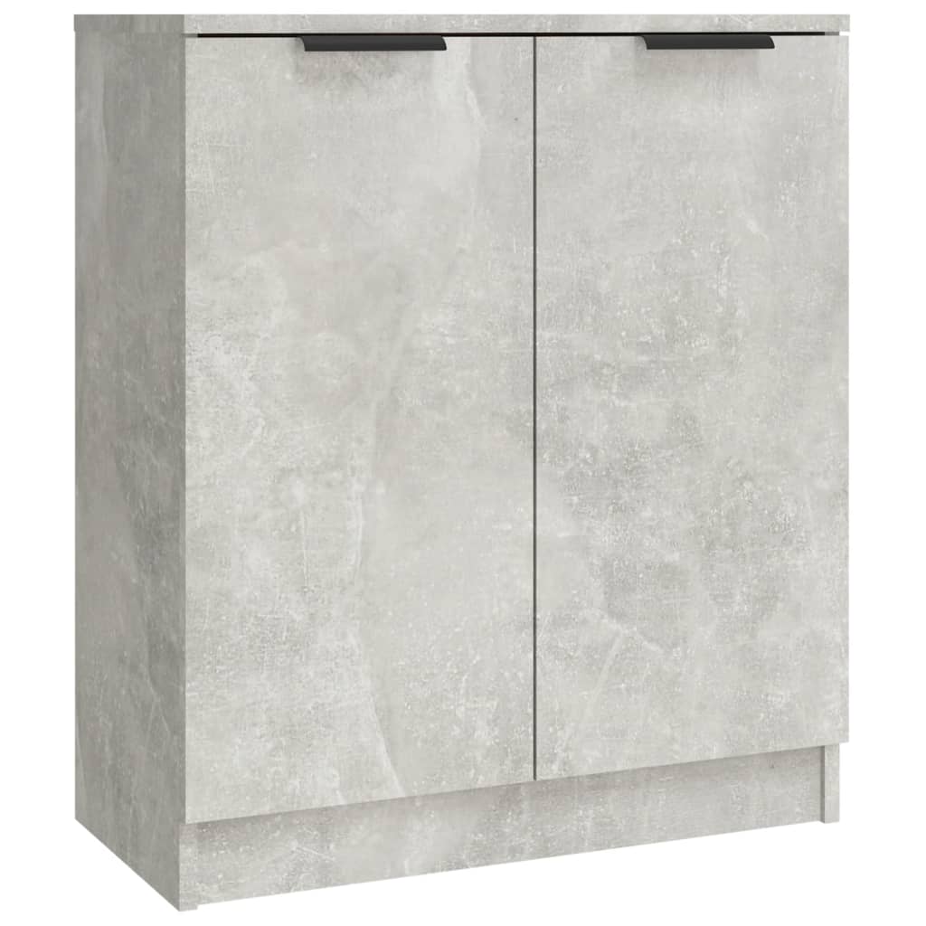vidaXL Servante, 3 piese, gri beton, lemn prelucrat vidaXL Servante, 3 piese, gri beton, lemn prelucrat