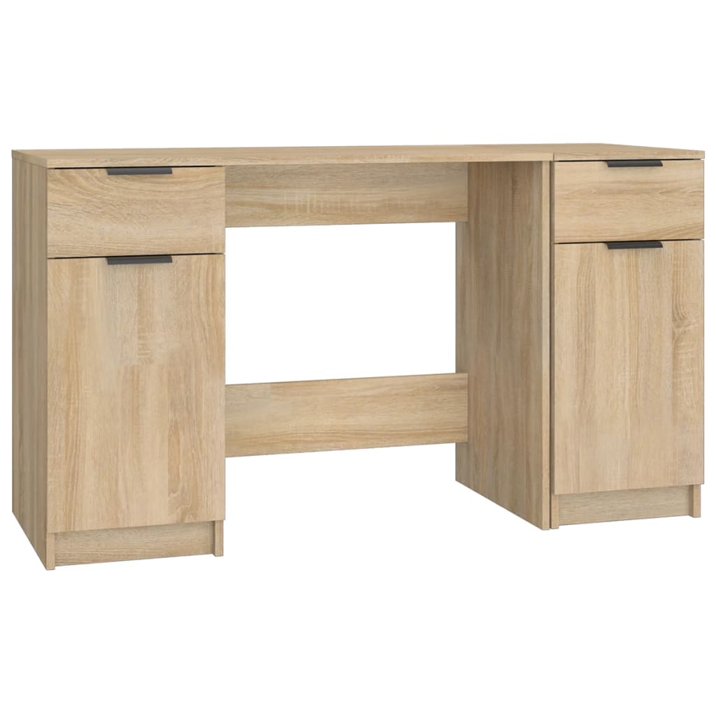 vidaXL Birou cu dulap lateral, stejar sonoma, lemn prelucrat vidaXL Birou cu dulap lateral, stejar sonoma, lemn prelucrat