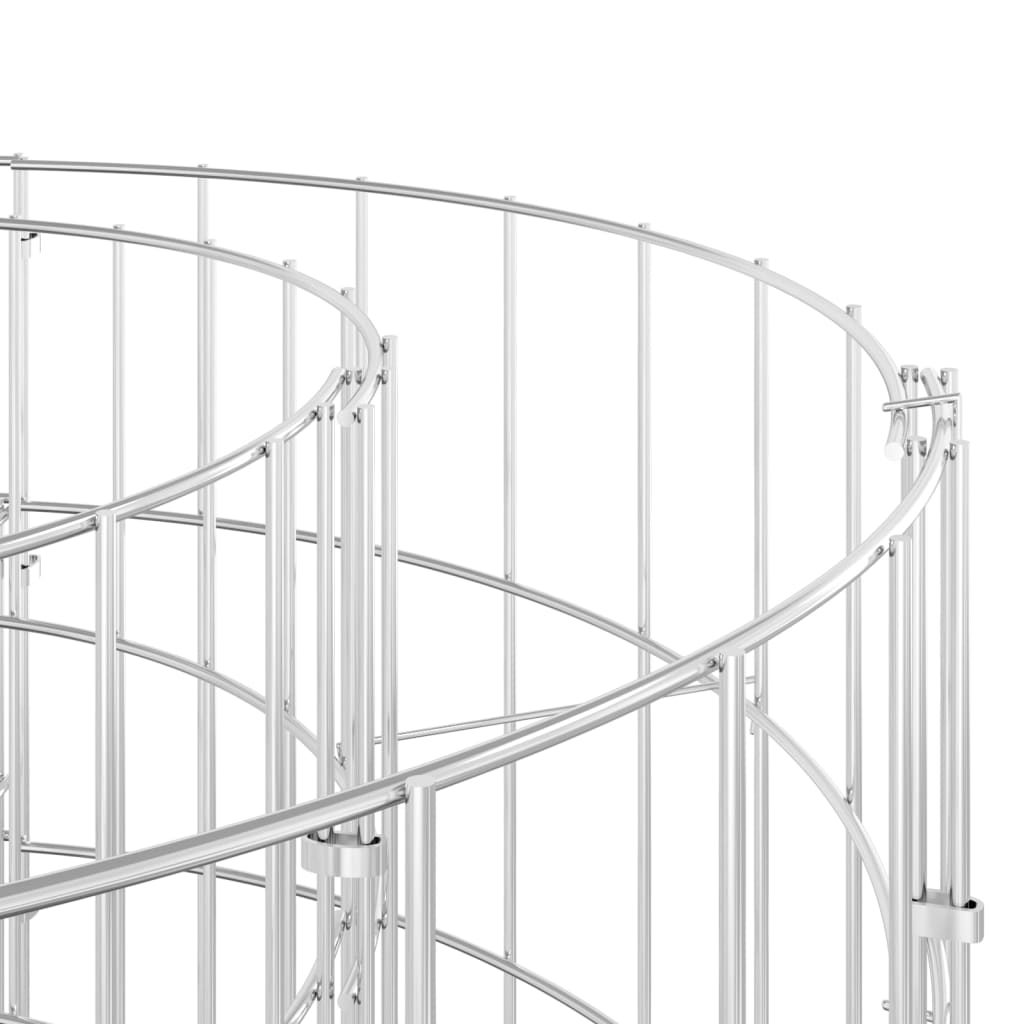 vidaXL Compostor de grădină, Ø100x50 cm, oțel galvanizat vidaXL Compostor de grădină, Ø100x50 cm, oțel galvanizat