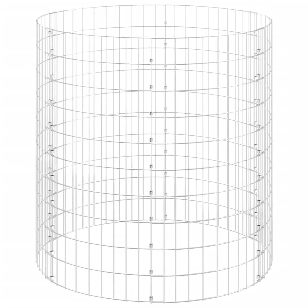 vidaXL Compostor de grădină, Ø100x100 cm, oțel galvanizat vidaXL Compostor de grădină, Ø100x100 cm, oțel galvanizat