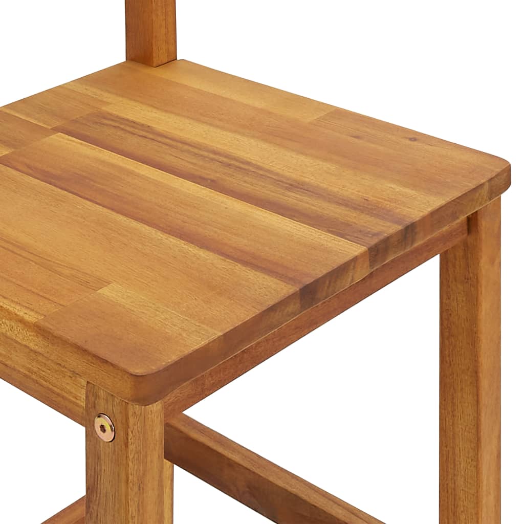 vidaXL Taburete de bar, 8 buc., lemn masiv de acacia vidaXL Taburete de bar, 8 buc., lemn masiv de acacia