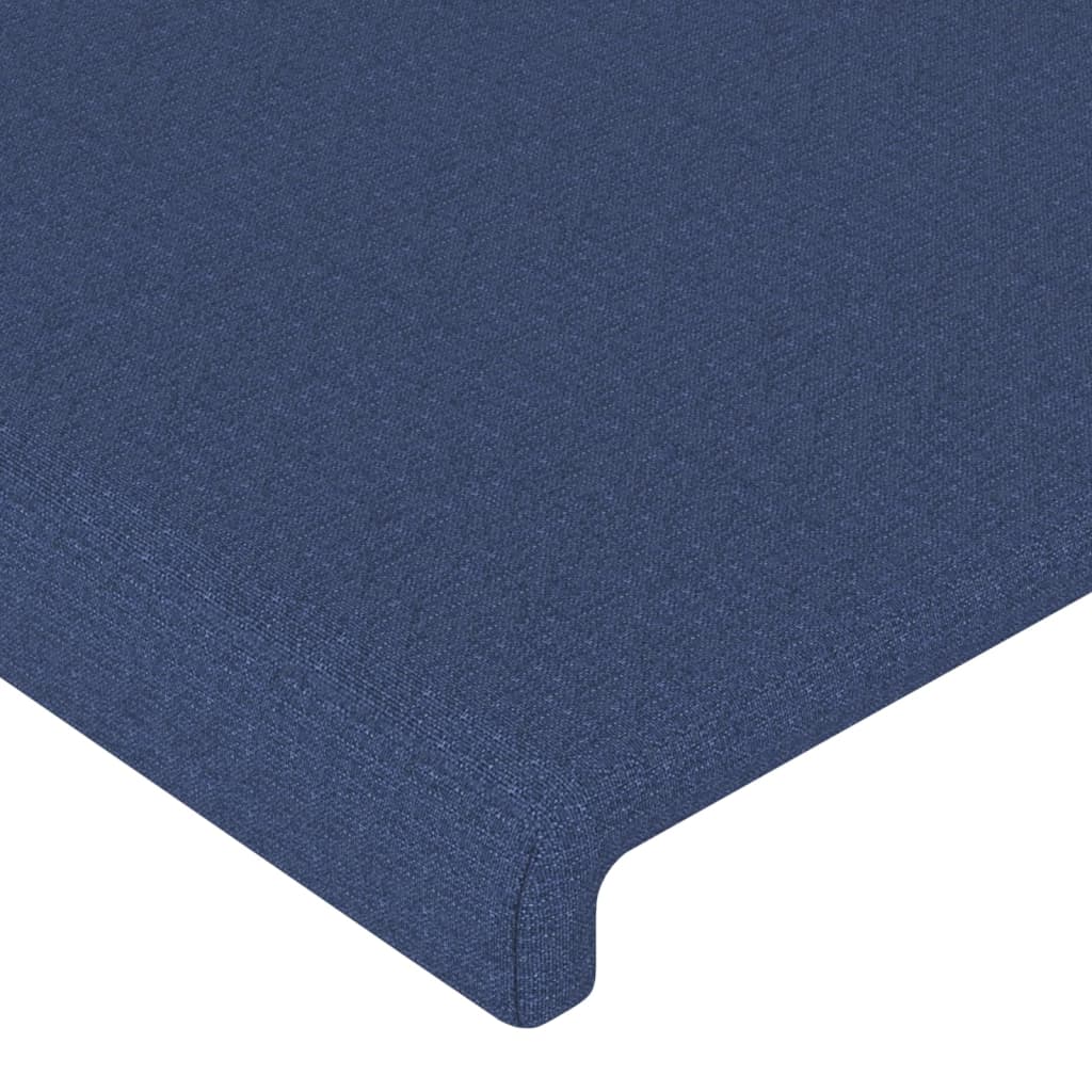 vidaXL Tăblii de pat, 4 buc, albastru, 72x5x78/88 cm, textil