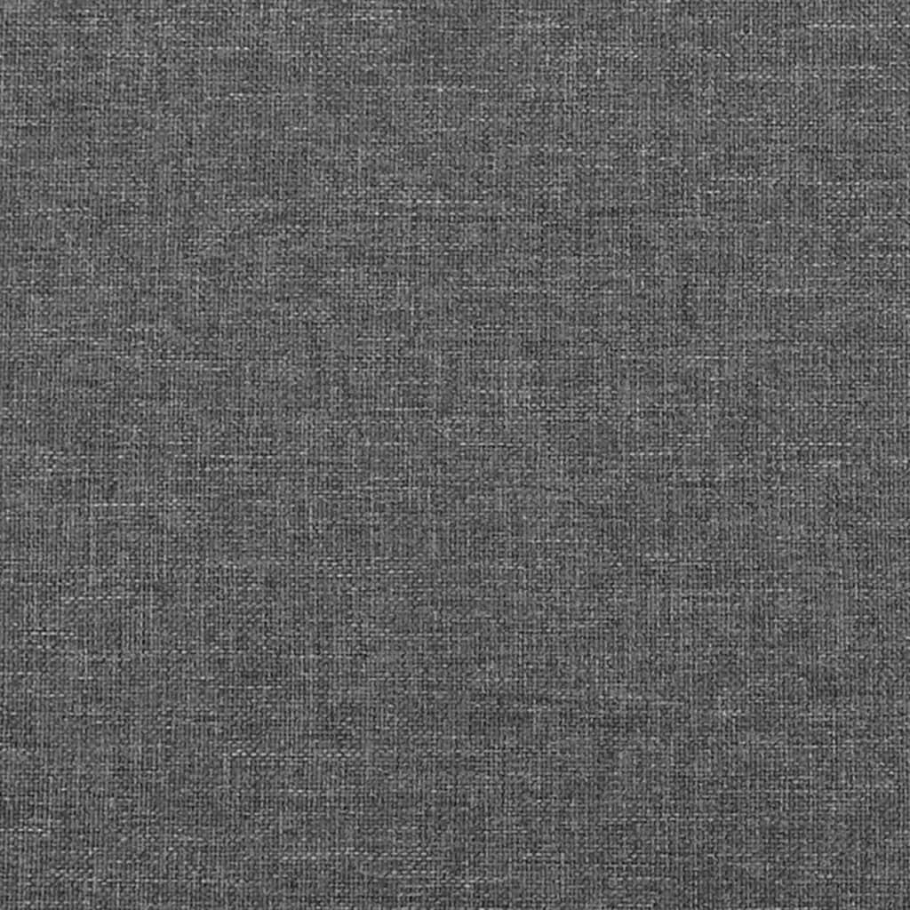 vidaXL Tăblii de pat, 4 buc, gri închis, 100x5x78/88 cm, textil vidaXL Tăblii de pat, 4 buc, gri închis, 100x5x78/88 cm, textil
