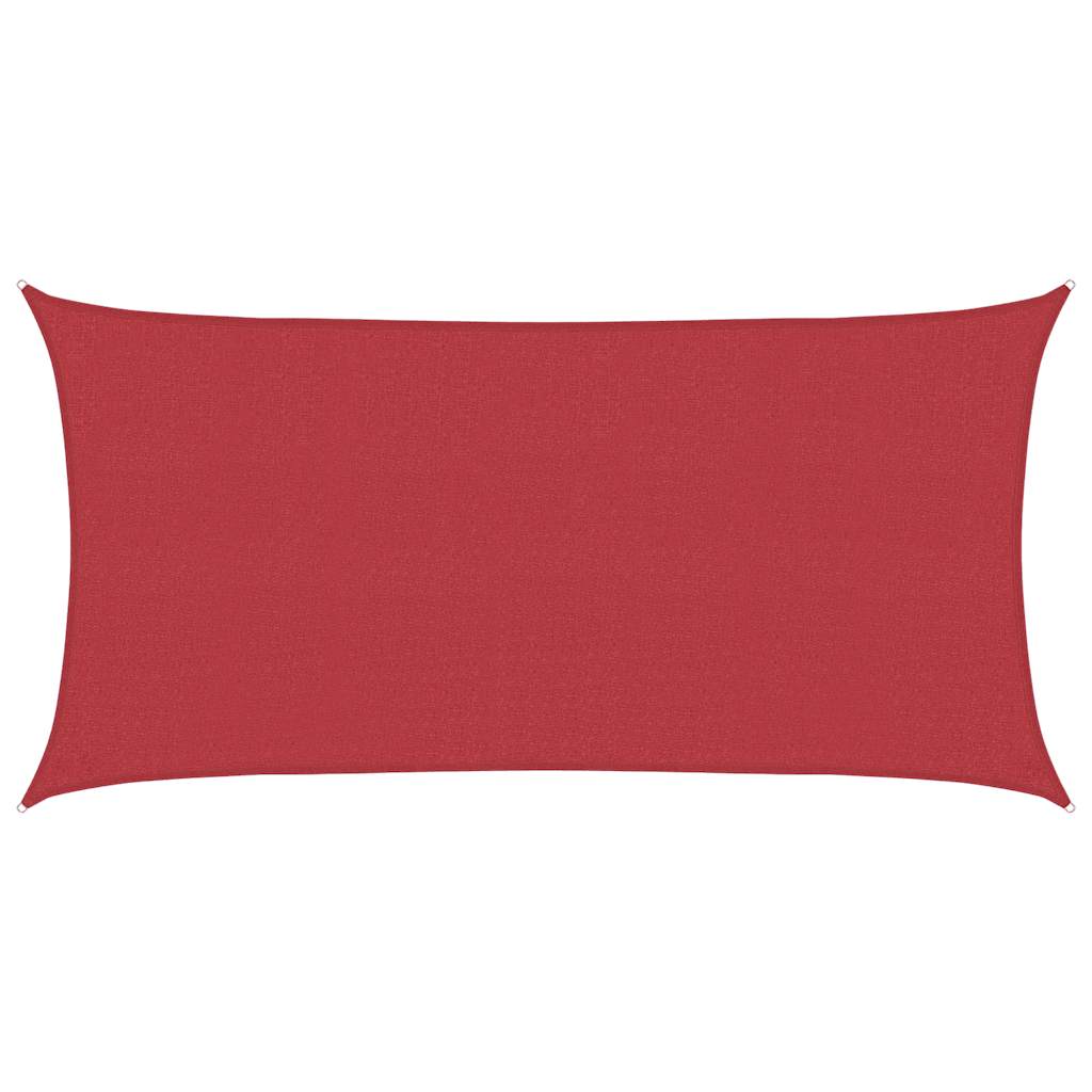 vidaXL Pânză parasolar, roșu, 2x3,5 m, HDPE, 160 g/m²