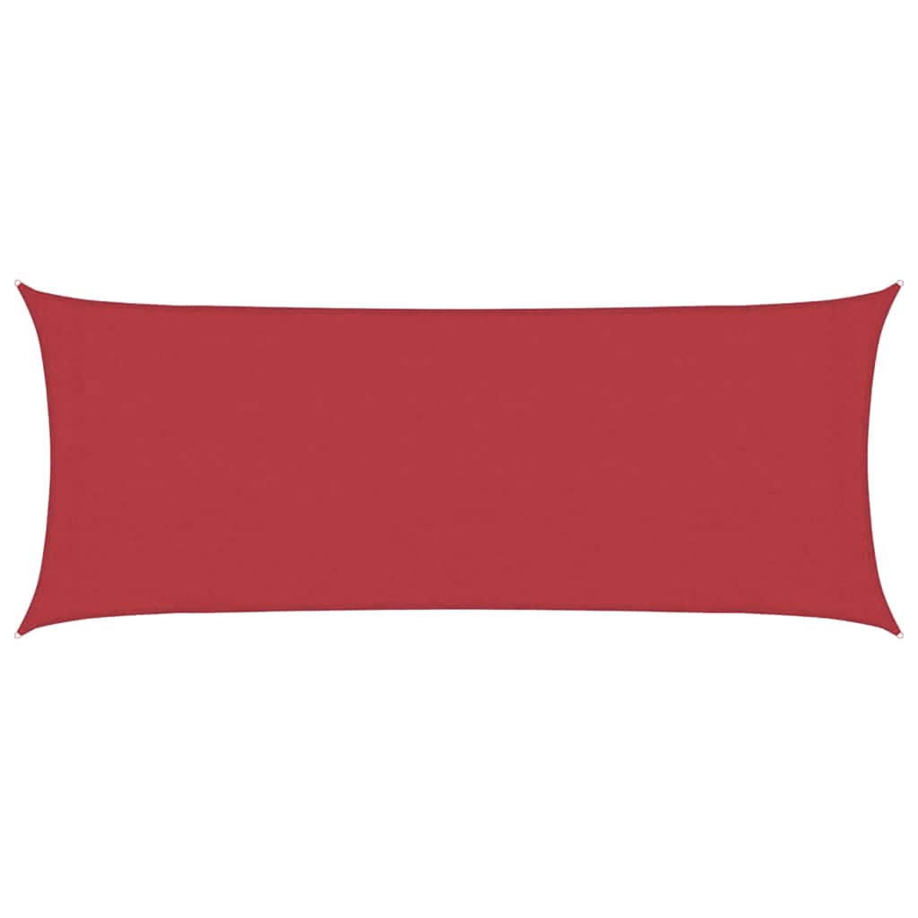 vidaXL Pânză parasolar, roșu, 2x4,5 m, HDPE, 160 g/m²