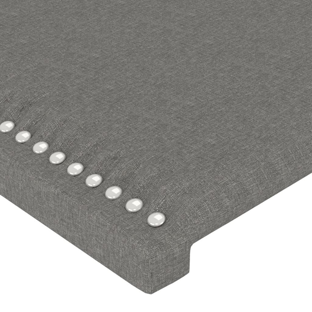 vidaXL Tăblii de pat, 4 buc, gri închis, 80x5x78/88 cm, textil vidaXL Tăblii de pat, 4 buc, gri închis, 80x5x78/88 cm, textil