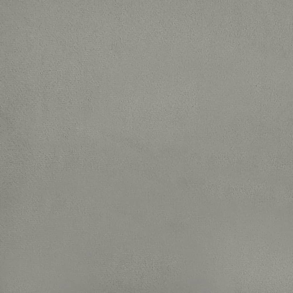 vidaXL Tăblii de pat, 4 buc, gri deschis, 90x5x78/88 cm, catifea vidaXL Tăblii de pat, 4 buc, gri deschis, 90x5x78/88 cm, catifea