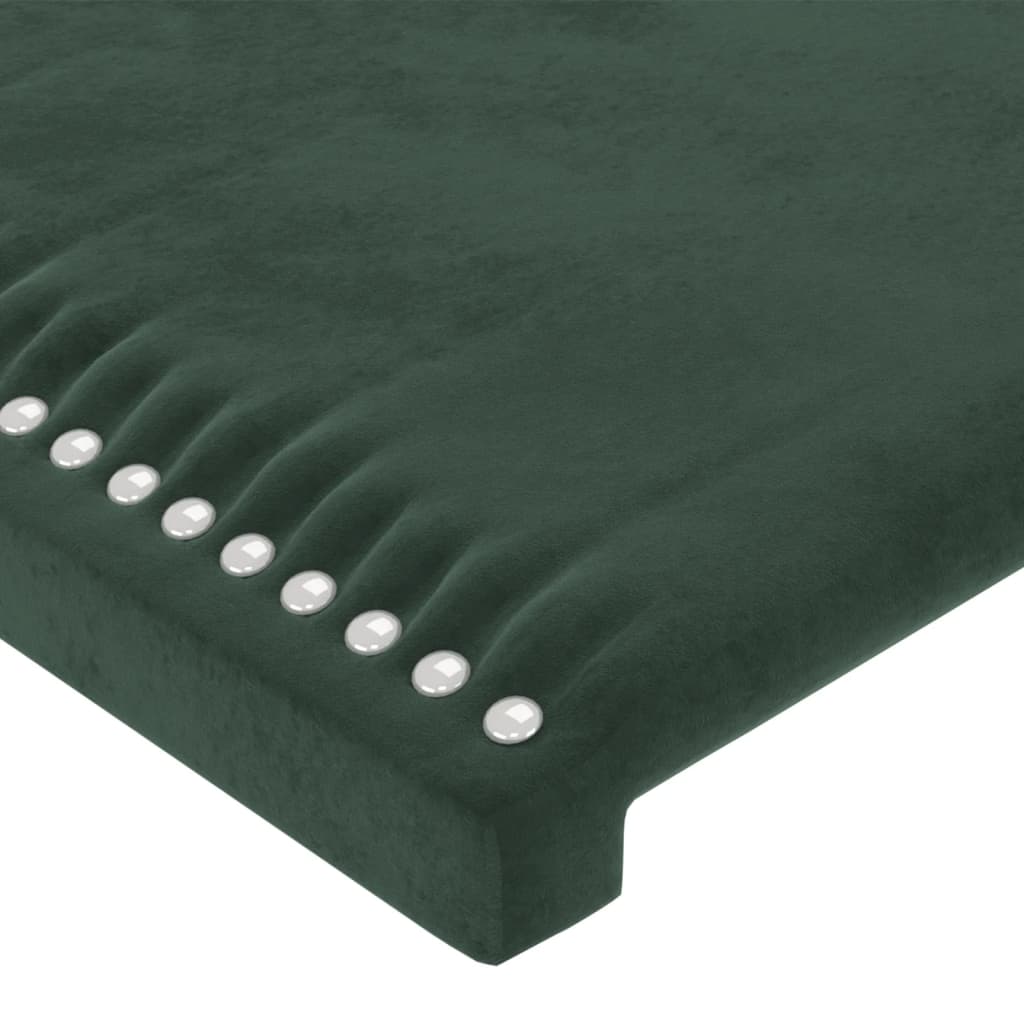 vidaXL Tăblii de pat, 4 buc, verde închis, 90x5x78/88 cm, catifea vidaXL Tăblii de pat, 4 buc, verde închis, 90x5x78/88 cm, catifea