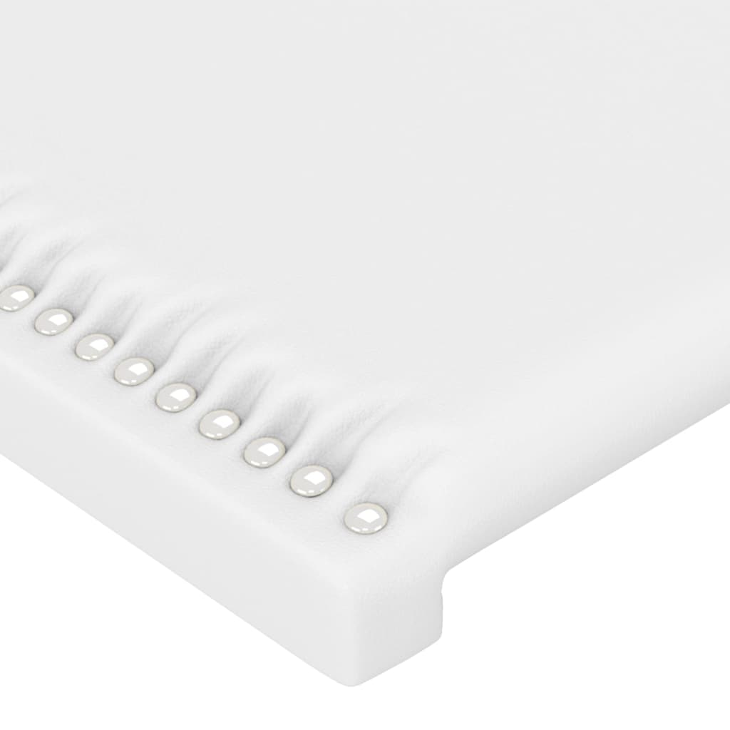 vidaXL Tăblii de pat, 4 buc, alb, 80x5x78/88 cm, piele ecologică vidaXL Tăblii de pat, 4 buc, alb, 80x5x78/88 cm, piele ecologică