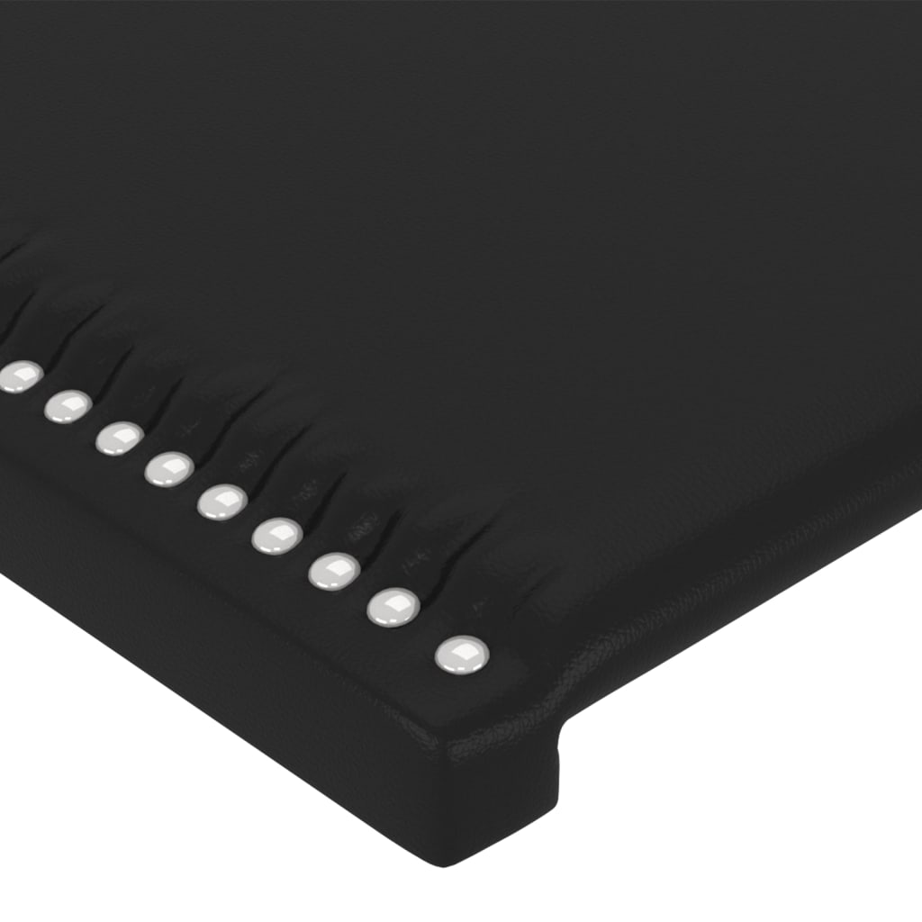 vidaXL Tăblii de pat, 4 buc, negru, 90x5x78/88 cm, piele ecologică vidaXL Tăblii de pat, 4 buc, negru, 90x5x78/88 cm, piele ecologică