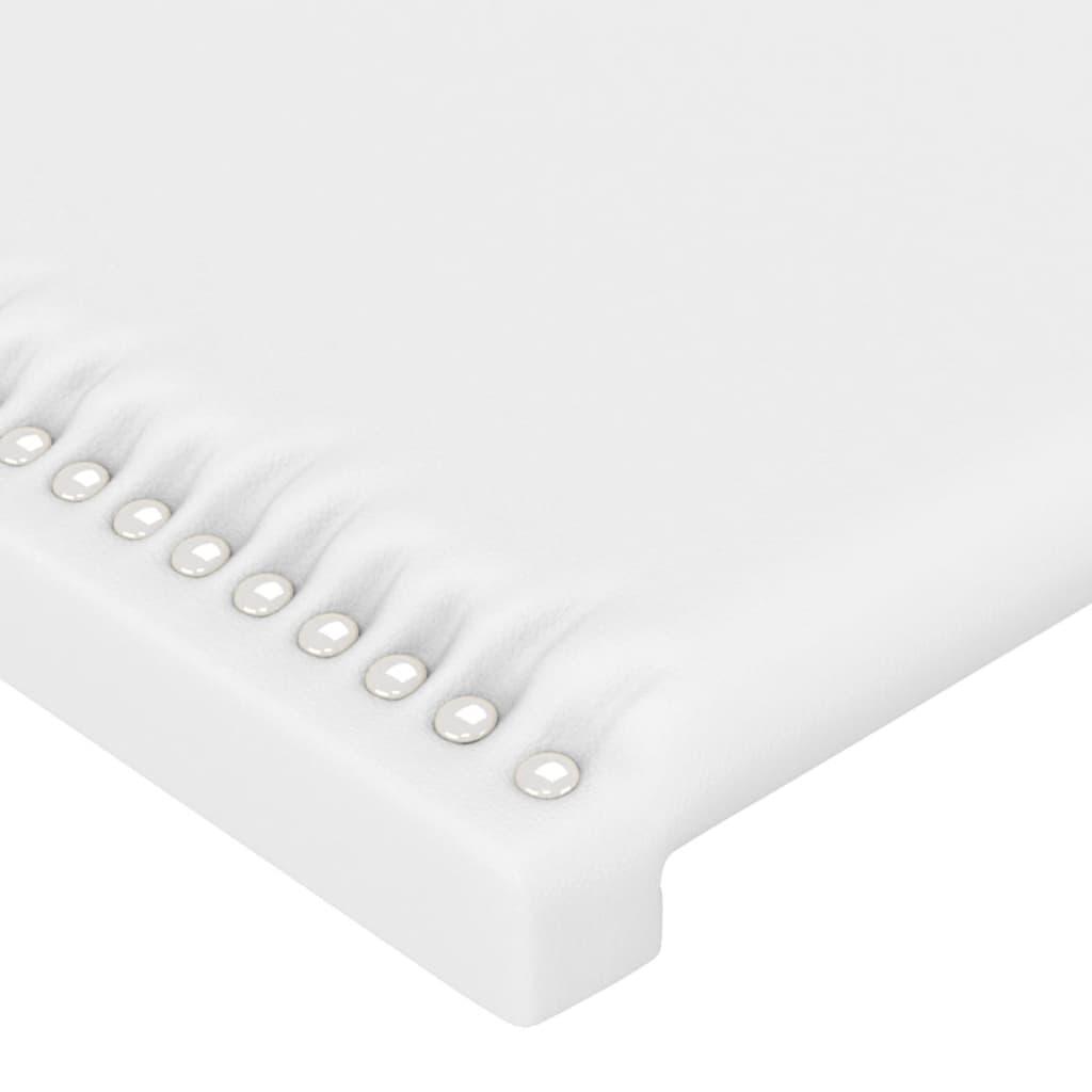 vidaXL Tăblii de pat, 4 buc, alb, 100x5x78/88 cm, piele ecologică vidaXL Tăblii de pat, 4 buc, alb, 100x5x78/88 cm, piele ecologică