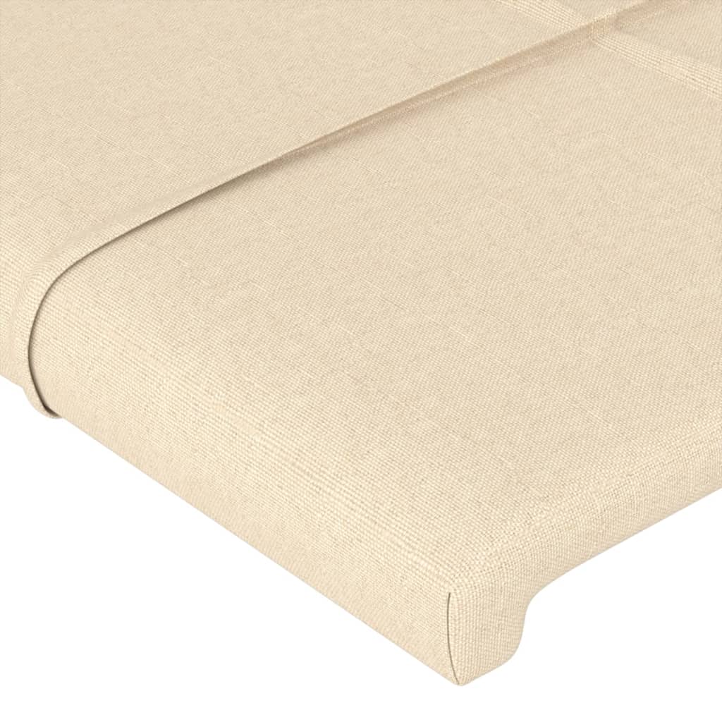 vidaXL Tăblii de pat, 4 buc, crem, 100x5x78/88 cm, textil vidaXL Tăblii de pat, 4 buc, crem, 100x5x78/88 cm, textil
