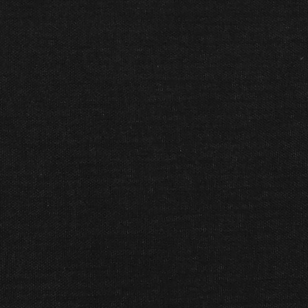 vidaXL Tăblii de pat, 4 buc, negru, 80x5x78/88 cm, textil vidaXL Tăblii de pat, 4 buc, negru, 80x5x78/88 cm, textil