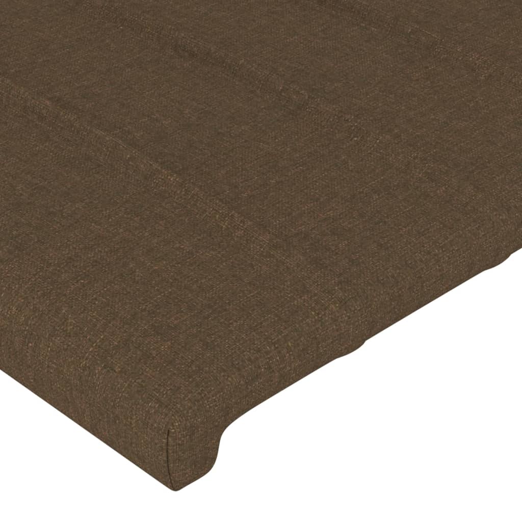 vidaXL Tăblii de pat, 4 buc, maro închis, 80x5x78/88 cm, textil vidaXL Tăblii de pat, 4 buc, maro închis, 80x5x78/88 cm, textil