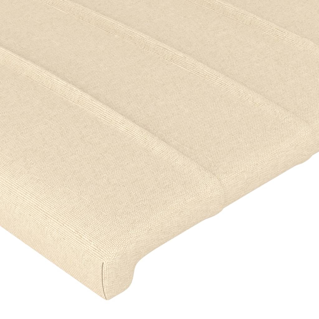 vidaXL Tăblii de pat, 4 buc, crem, 80x5x78/88 cm, textil vidaXL Tăblii de pat, 4 buc, crem, 80x5x78/88 cm, textil