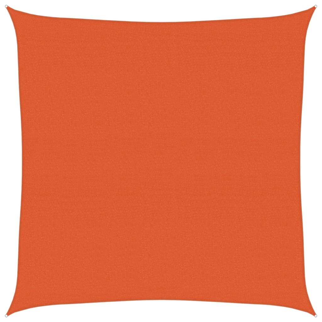 vidaXL Pânză parasolar, portocaliu, pătrat, 7 x 7 m, 160 g/m², HDPE vidaXL Pânză parasolar, portocaliu, pătrat, 7 x 7 m, 160 g/m², HDPE