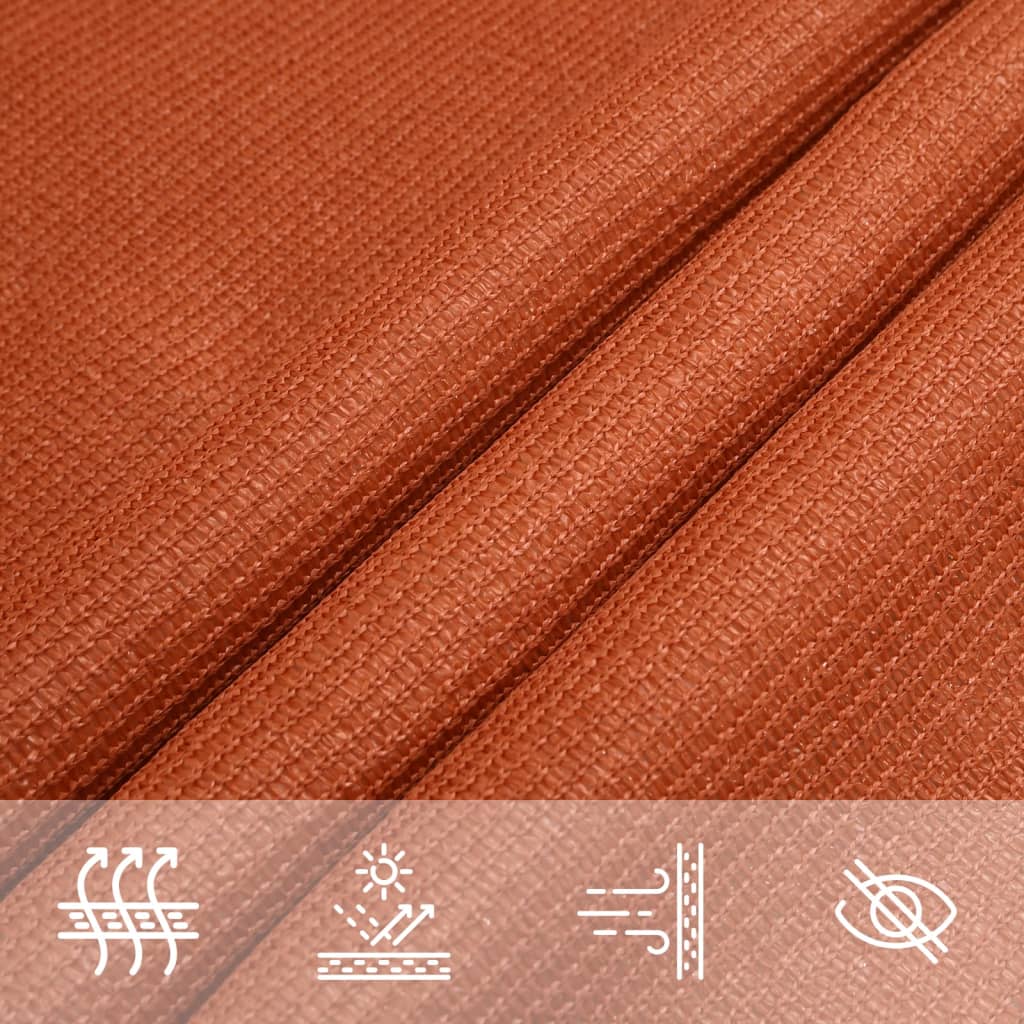 vidaXL Pânză parasolar, portocaliu, 2x3,5 m, HDPE, 160 g/m² vidaXL Pânză parasolar, portocaliu, 2x3,5 m, HDPE, 160 g/m²