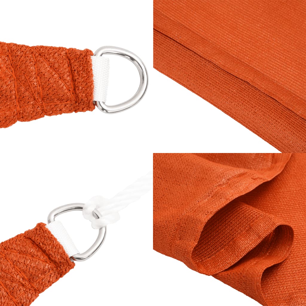 vidaXL Pânză parasolar, portocaliu, 2x3,5 m, HDPE, 160 g/m² vidaXL Pânză parasolar, portocaliu, 2x3,5 m, HDPE, 160 g/m²