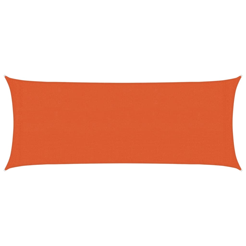 vidaXL Pânză parasolar, portocaliu, 2x4,5 m, HDPE, 160 g/m²