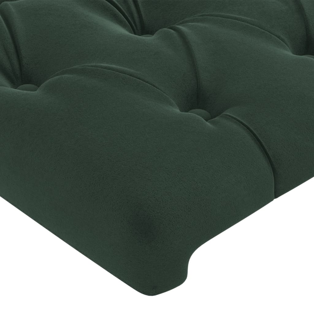 vidaXL Tăblii de pat, 4 buc, verde închis, 80x7x78/88 cm, catifea vidaXL Tăblii de pat, 4 buc, verde închis, 80x7x78/88 cm, catifea