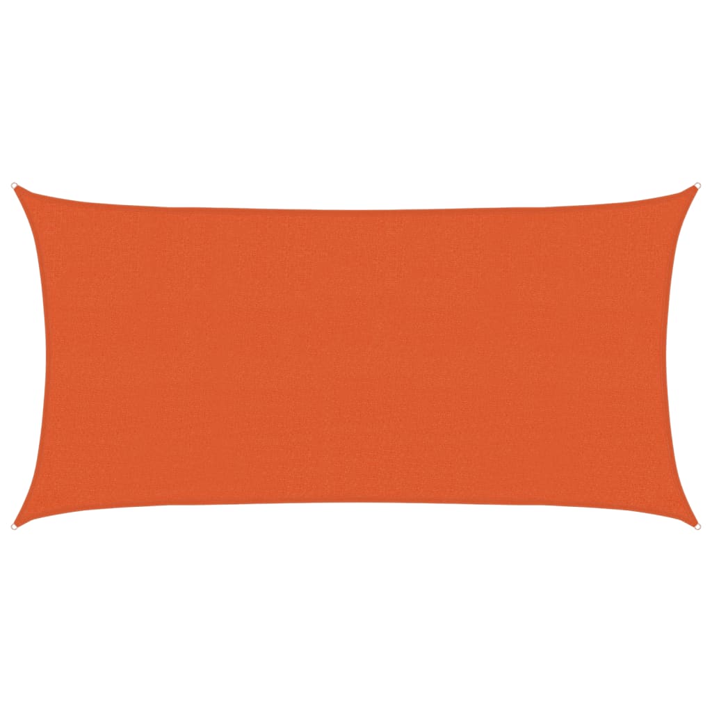 vidaXL Pânză parasolar, portocaliu, 2,5x4,5 m, HDPE, 160 g/m² vidaXL Pânză parasolar, portocaliu, 2,5x4,5 m, HDPE, 160 g/m²