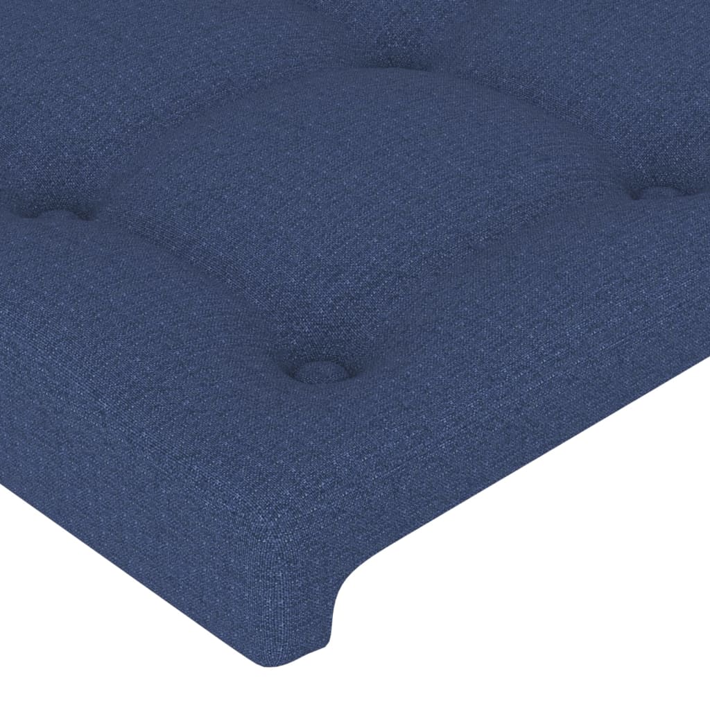 vidaXL Tăblii de pat, 4 buc, albastru, 72x5x78/88 cm, textil vidaXL Tăblii de pat, 4 buc, albastru, 72x5x78/88 cm, textil