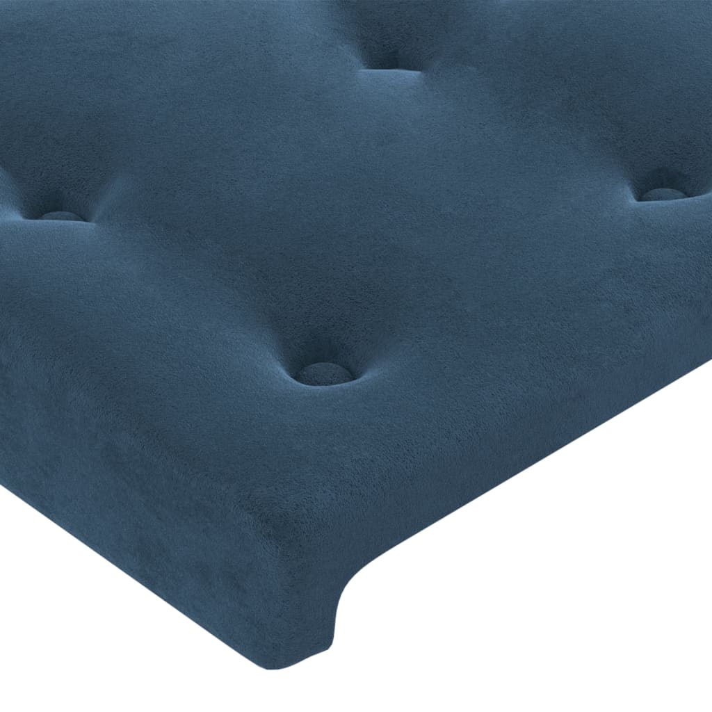 vidaXL Tăblii de pat, 4 buc, albastru închis, 90x5x78/88 cm, catifea vidaXL Tăblii de pat, 4 buc, albastru închis, 90x5x78/88 cm, catifea