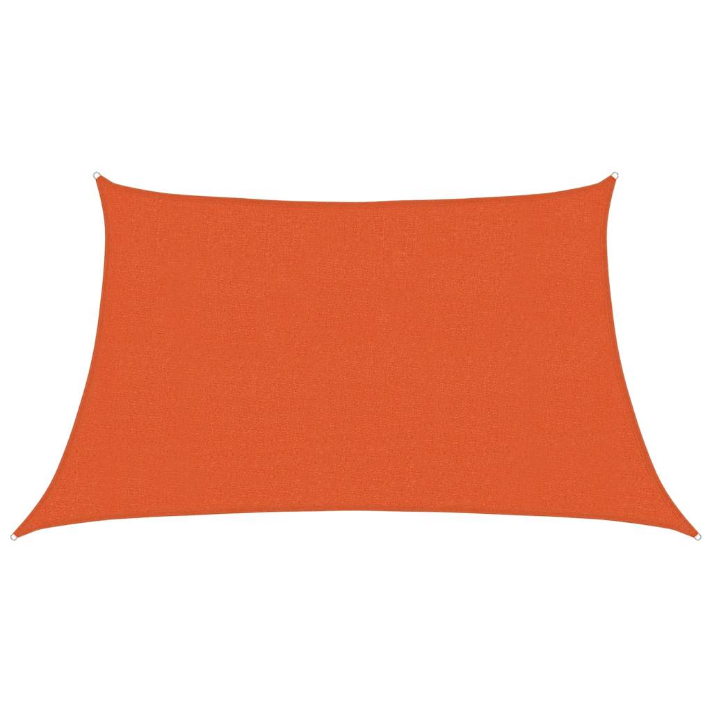 vidaXL Pânză parasolar, portocaliu, trapez, 3/4x2 m, HDPE, 160 g/m²
