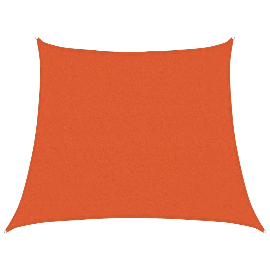 vidaXL Pânză parasolar, portocaliu, trapez, 3/4x3 m, HDPE, 160 g/m²