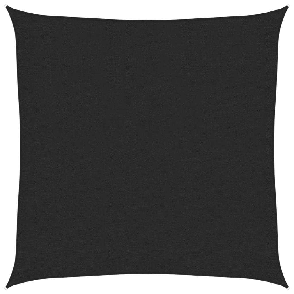 vidaXL Pânză parasolar, negru, 3,6 x 3,6 m, HDPE, 160 g/m² vidaXL Pânză parasolar, negru, 3,6 x 3,6 m, HDPE, 160 g/m²