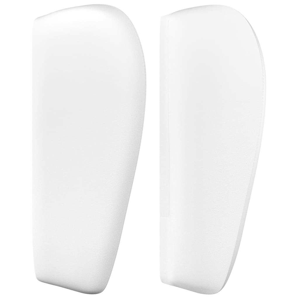 vidaXL Tăblie de pat cu aripioare alb 83x23x78/88 cm piele ecologică vidaXL Tăblie de pat cu aripioare alb 83x23x78/88 cm piele ecologică
