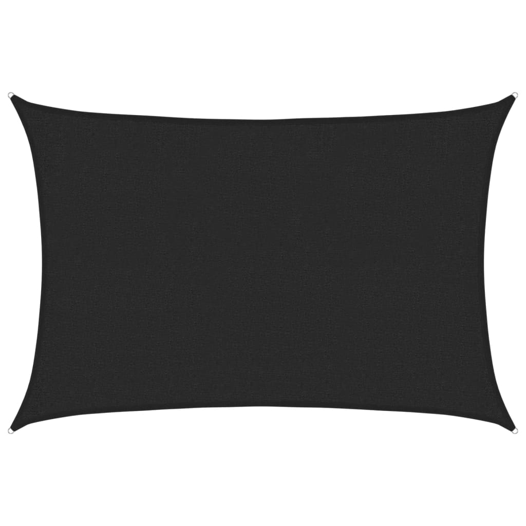 vidaXL Pânză parasolar, negru, 2x3 m, HDPE, 160 g/m² vidaXL Pânză parasolar, negru, 2x3 m, HDPE, 160 g/m²