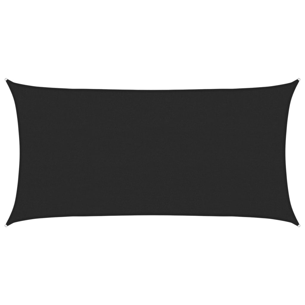 vidaXL Pânză parasolar, negru, 2x4 m, HDPE, 160 g/m² vidaXL Pânză parasolar, negru, 2x4 m, HDPE, 160 g/m²