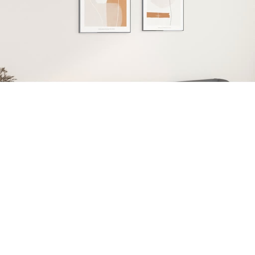 vidaXL Tăblie de pat cu aripioare gri 203x23x78/88 cm piele ecologică
