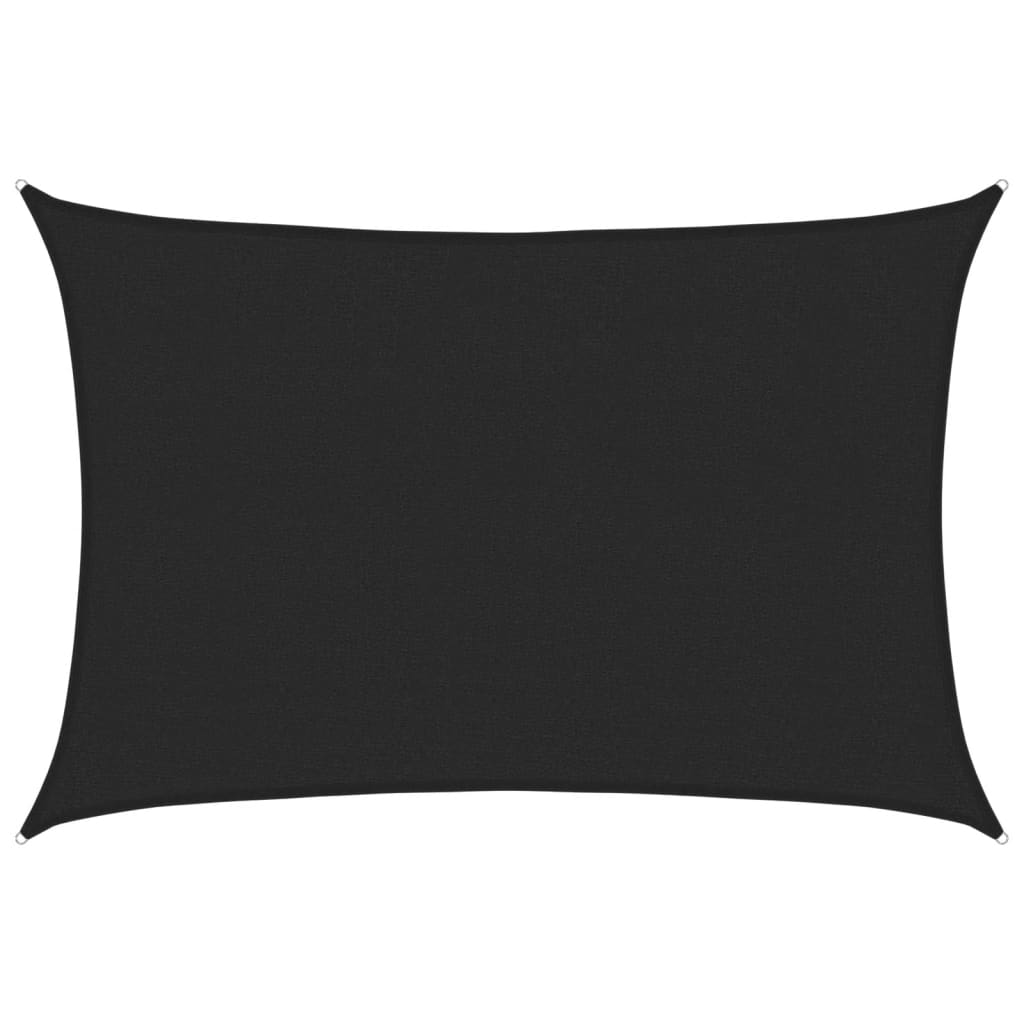 vidaXL Pânză parasolar, negru, 2,5x4 m, HDPE, 160 g/m² vidaXL Pânză parasolar, negru, 2,5x4 m, HDPE, 160 g/m²