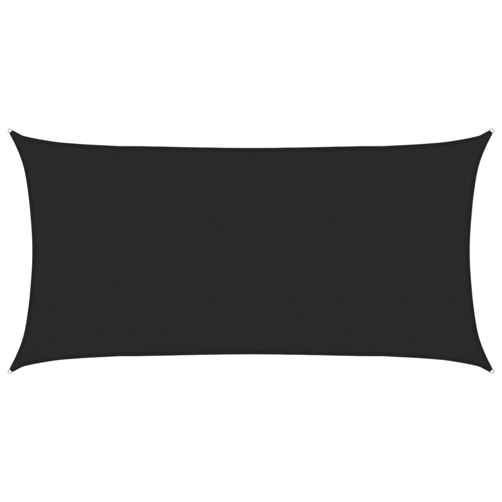 vidaXL Pânză parasolar, negru, 2,5x5 m, HDPE, 160 g/m² vidaXL Pânză parasolar, negru, 2,5x5 m, HDPE, 160 g/m²