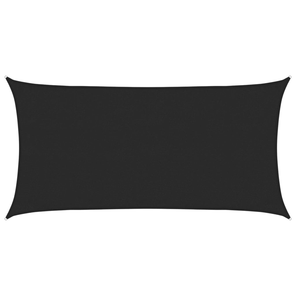 vidaXL Pânză parasolar, negru, 3x6 m, HDPE, 160 g/m² vidaXL Pânză parasolar, negru, 3x6 m, HDPE, 160 g/m²